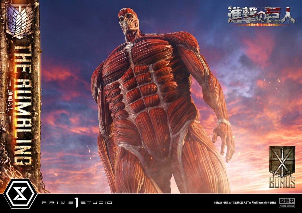 [PREORDINE] Statua Attack on Titan: The Rumbling - Bonus Version 64 cm - Prime 1 Studio - Statue