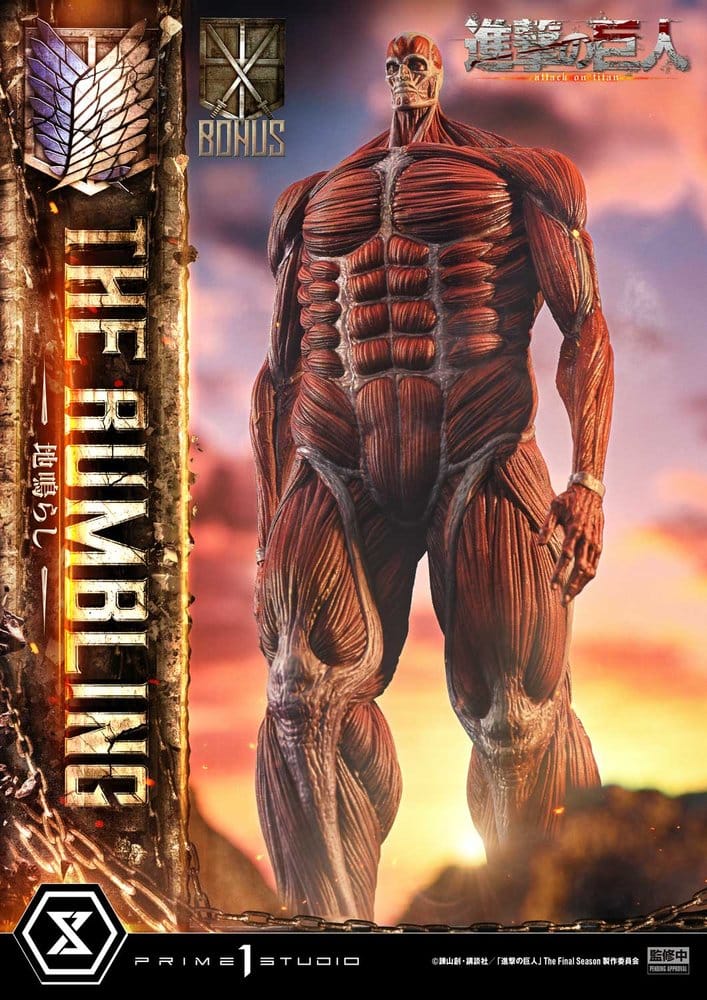 [PREORDINE] Statua Attack on Titan: The Rumbling - Bonus Version 64 cm - Prime 1 Studio - Statue