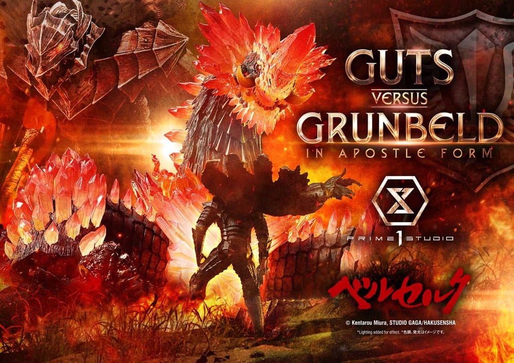 [PREORDINE] Statua Berserk Guts vs. Grunbeld in Forma Apostolo - 58 cm - Prime 1 Studio - Statue