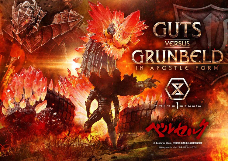 [PREORDINE] Statua Berserk Guts vs. Grunbeld in Forma Apostolo - 58 cm - Prime 1 Studio - Statue