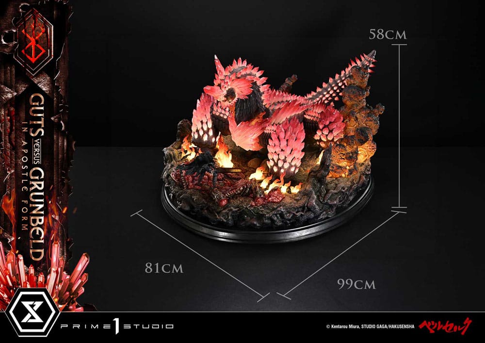 [PREORDINE] Statua Berserk Guts vs. Grunbeld in Forma Apostolo - 58 cm - Prime 1 Studio - Statue