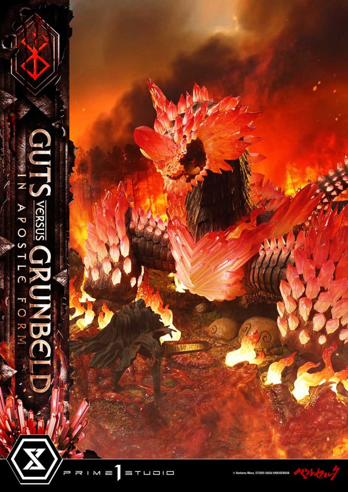 [PREORDINE] Statua Berserk Guts vs. Grunbeld in Forma Apostolo - 58 cm - Prime 1 Studio - Statue