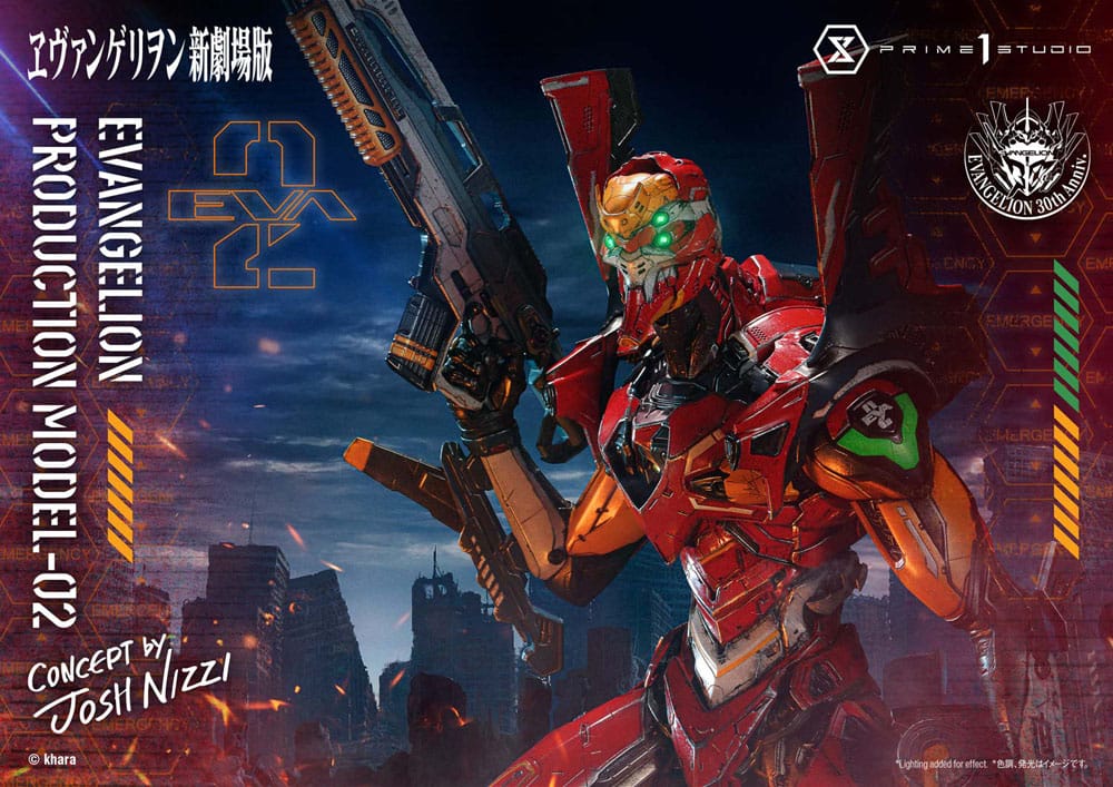 [PREORDINE] Statua Evangelion Production Model-02 (Concept By Josh Nizzi) 73 cm - Prime 1 Studio - Statue