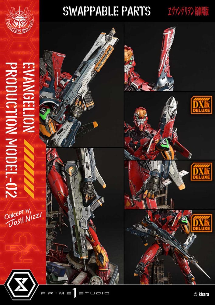 [PREORDINE] Statua Rebuild of Evangelion: EVA-02 Deluxe Version (Concept by Josh Nizzi) 73 cm - Prime 1 Studio - Statue