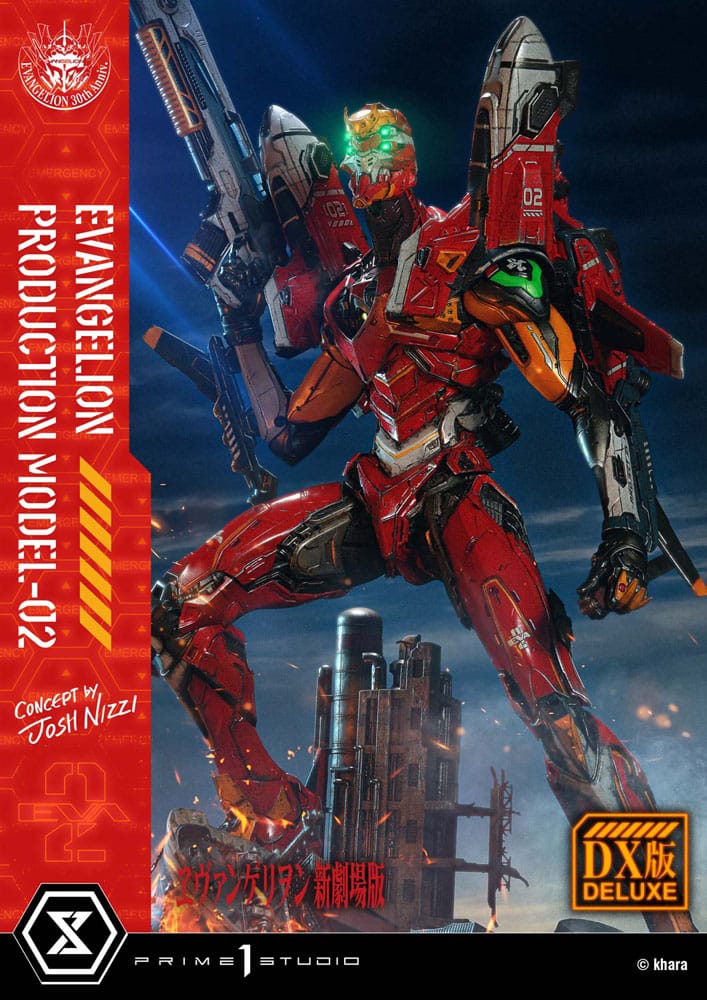 [PREORDINE] Statua Evangelion Production Model-02 (Concept By Josh Nizzi) Deluxe Bonus Version 73 cm - Prime 1 Studio - Statue