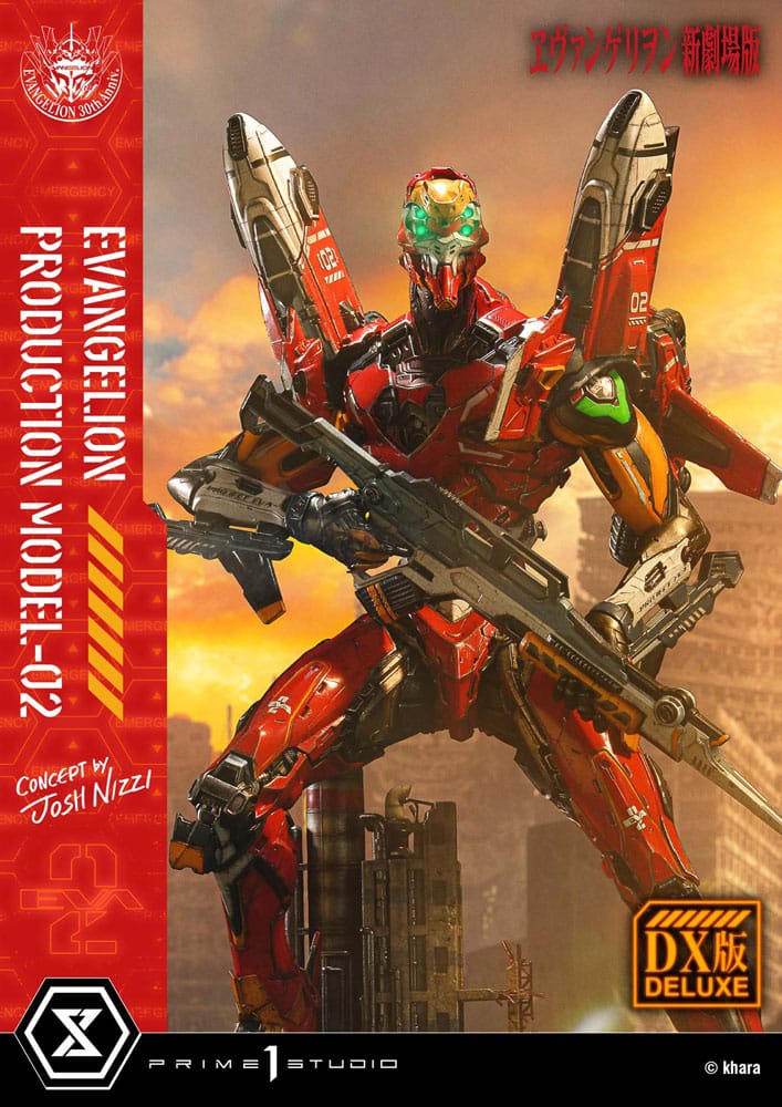 [PREORDINE] Statua Evangelion Production Model-02 (Concept By Josh Nizzi) Deluxe Bonus Version 73 cm - Prime 1 Studio - Statue