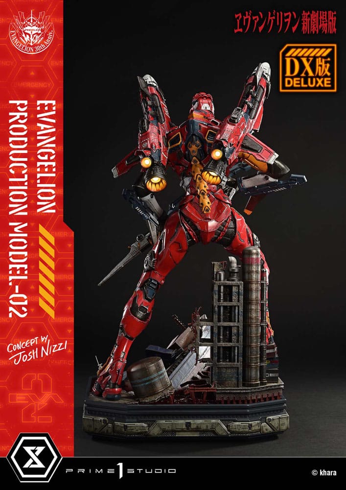 [PREORDINE] Statua Evangelion Production Model-02 (Concept By Josh Nizzi) Deluxe Bonus Version 73 cm - Prime 1 Studio - Statue