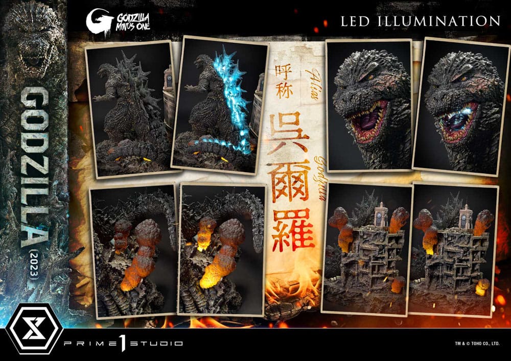 Godzilla Minus One Diorama 70cm: Godzilla 2023 Bonus Version - Prime 1 Studio - Prime 1 Studio - Diorami