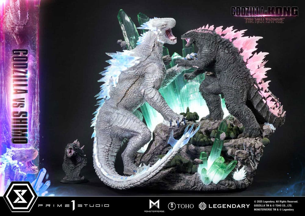 [PREORDINE] Godzilla x Kong: The New Empire - Statua Ultimate Diorama Godzilla vs Shimo 86 cm - Prime 1 Studio - Statue