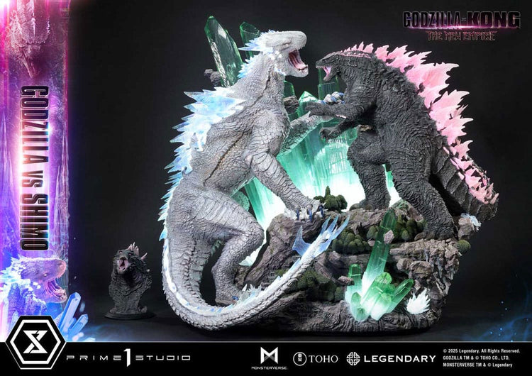 [PREORDINE] Godzilla x Kong: The New Empire - Statua Ultimate Diorama Godzilla vs Shimo 86 cm - Prime 1 Studio - Statue