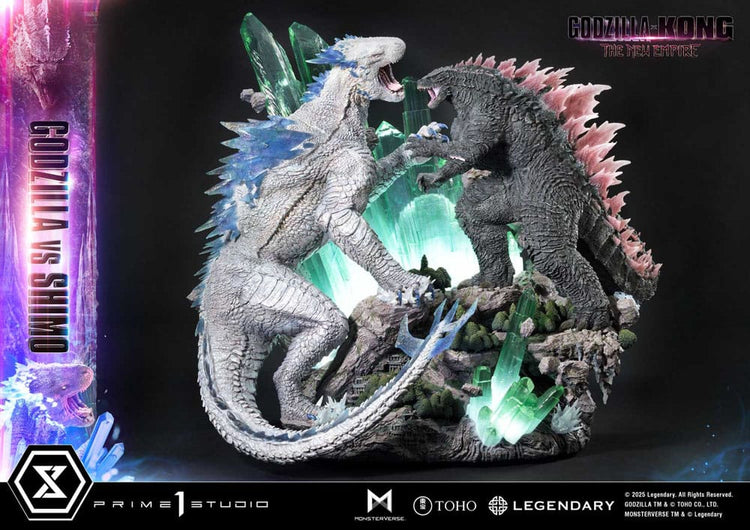 [PREORDINE] Godzilla x Kong: The New Empire - Statua Ultimate Diorama Godzilla vs Shimo 86 cm - Prime 1 Studio - Statue