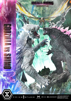 [PREORDINE] Godzilla x Kong: The New Empire - Statua Ultimate Diorama Godzilla vs Shimo 86 cm - Prime 1 Studio - Statue