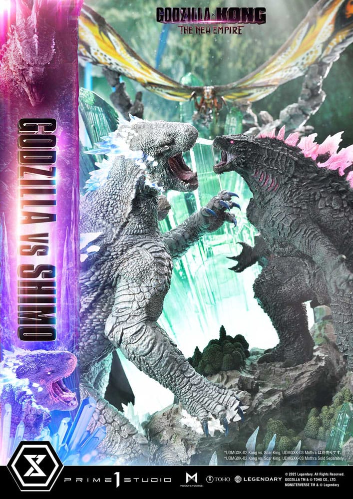 [PREORDINE] Godzilla x Kong: The New Empire - Statua Ultimate Diorama Godzilla vs Shimo 86 cm - Prime 1 Studio - Statue