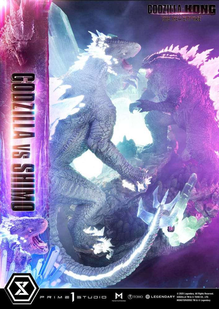 [PREORDINE] Godzilla x Kong: The New Empire - Statua Ultimate Diorama Godzilla vs Shimo 86 cm - Prime 1 Studio - Statue
