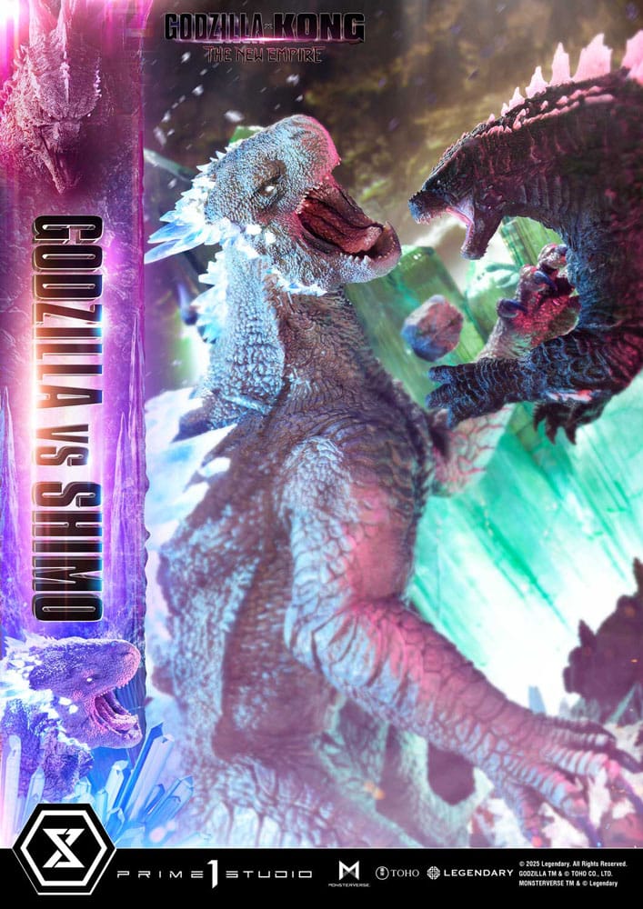 [PREORDINE] Godzilla x Kong: The New Empire - Statua Ultimate Diorama Godzilla vs Shimo 86 cm - Prime 1 Studio - Statue