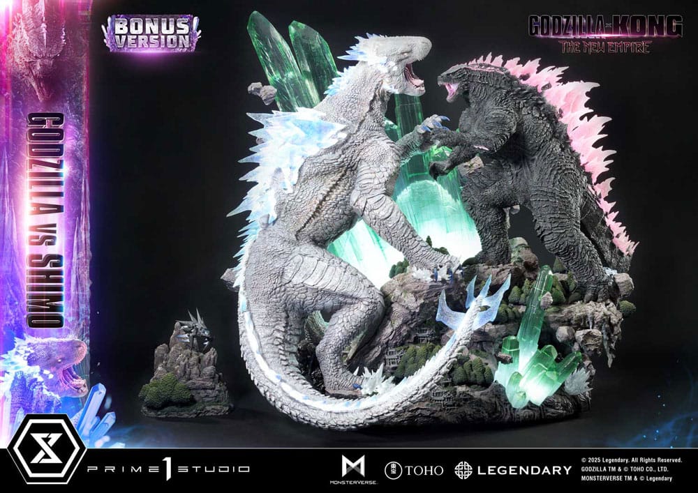 [PREORDINE] Godzilla x Kong: The New Empire - Statua Ultimate Diorama Masterline Godzilla vs Shimo Bonus Version 86 cm - Prime 1 Studio - Statue