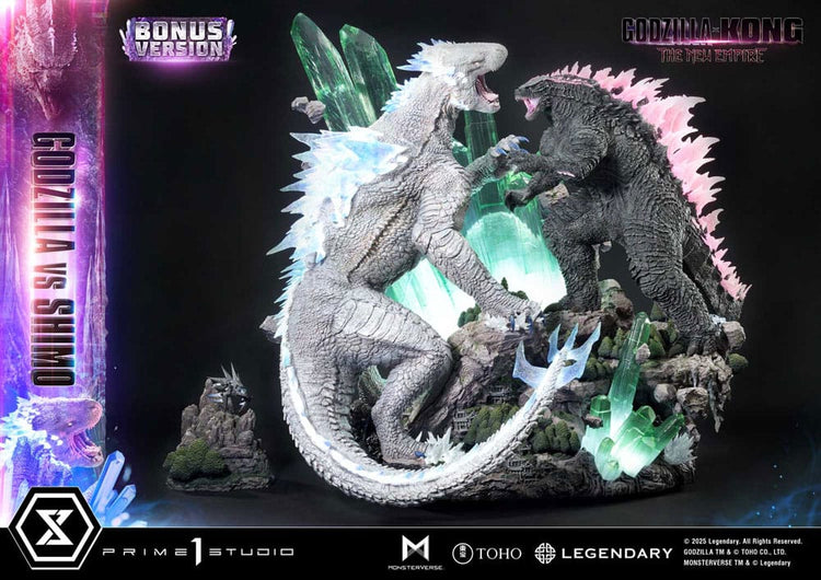 [PREORDINE] Godzilla x Kong: The New Empire - Statua Ultimate Diorama Masterline Godzilla vs Shimo Bonus Version 86 cm - Prime 1 Studio - Statue