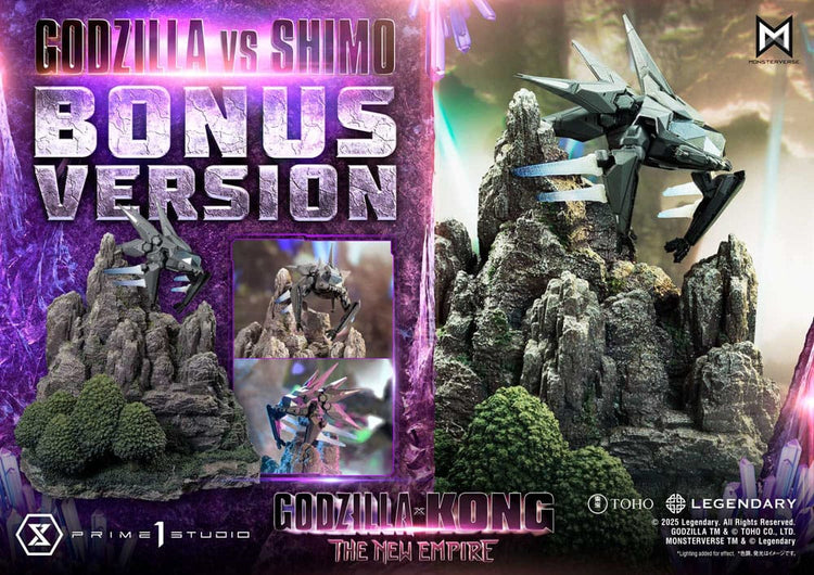 [PREORDINE] Godzilla x Kong: The New Empire - Statua Ultimate Diorama Masterline Godzilla vs Shimo Bonus Version 86 cm - Prime 1 Studio - Statue
