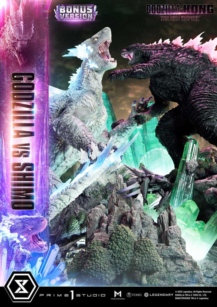 [PREORDINE] Godzilla x Kong: The New Empire - Statua Ultimate Diorama Masterline Godzilla vs Shimo Bonus Version 86 cm - Prime 1 Studio - Statue