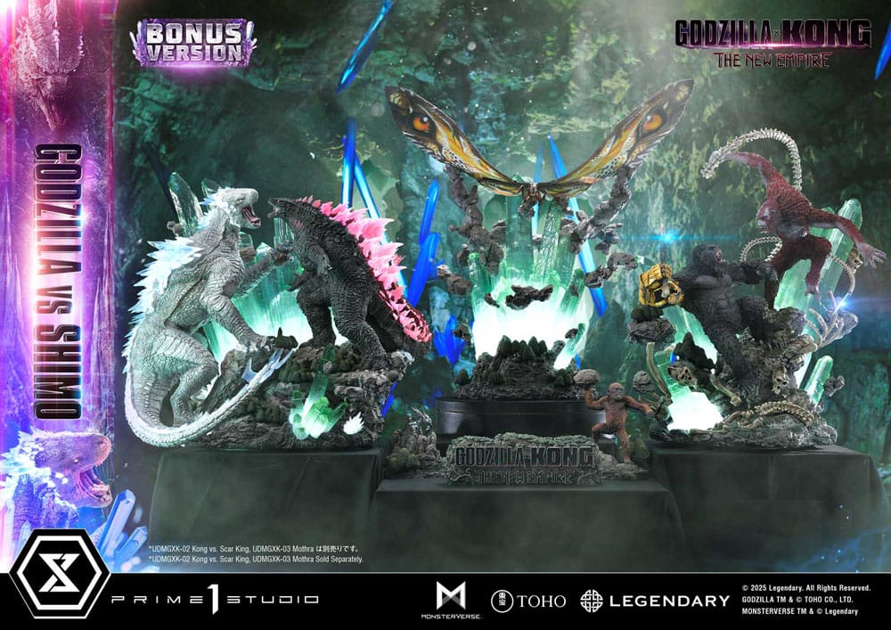 [PREORDINE] Godzilla x Kong: The New Empire - Statua Ultimate Diorama Masterline Godzilla vs Shimo Bonus Version 86 cm - Prime 1 Studio - Statue