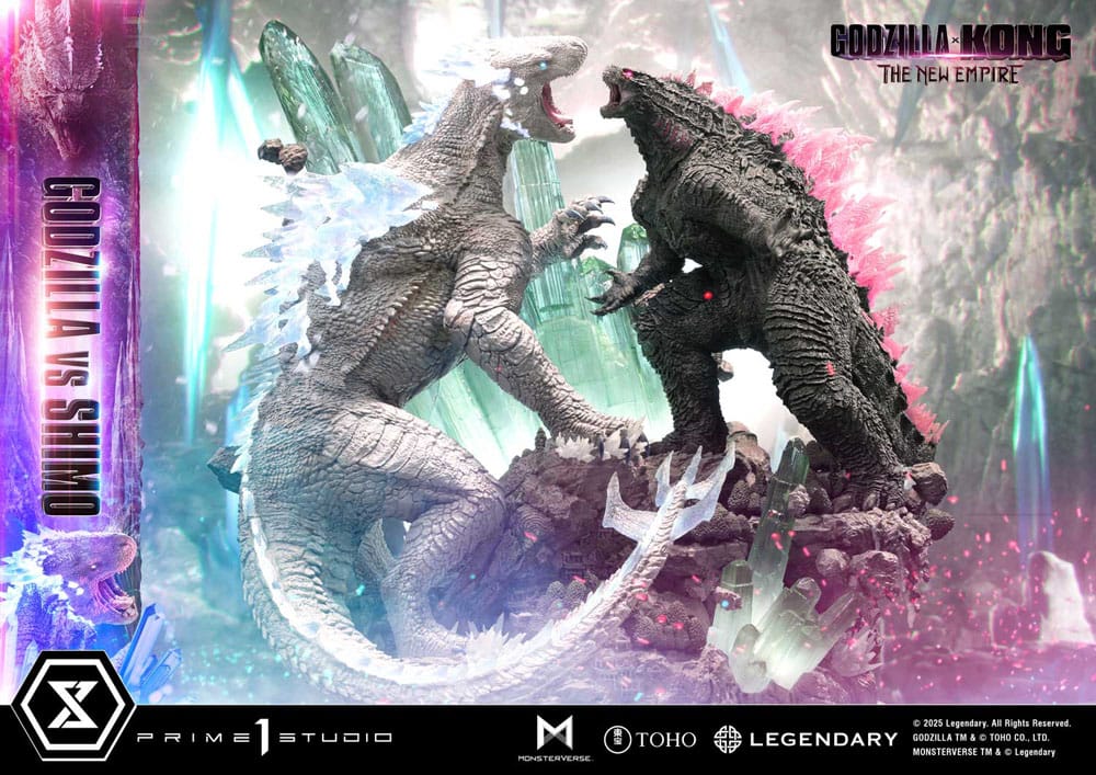 [PREORDINE] Godzilla x Kong: The New Empire - Statua Ultimate Diorama Masterline Godzilla vs Shimo Bonus Version 86 cm - Prime 1 Studio - Statue