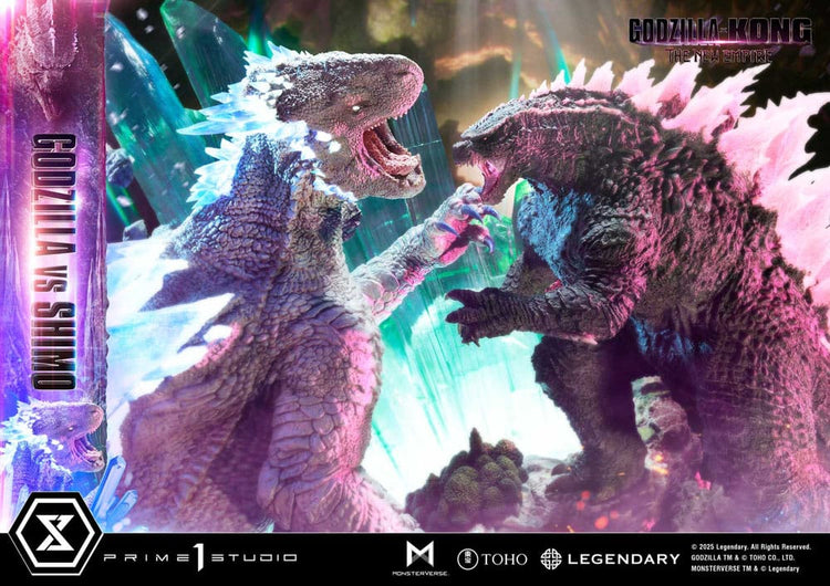 [PREORDINE] Godzilla x Kong: The New Empire - Statua Ultimate Diorama Masterline Godzilla vs Shimo Bonus Version 86 cm - Prime 1 Studio - Statue