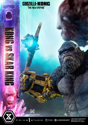 [PREORDINE] Godzilla x Kong: The New Empire - Statua Diorama Ultimate Masterline Kong vs Skar King 104 cm - Prime 1 Studio - Statue