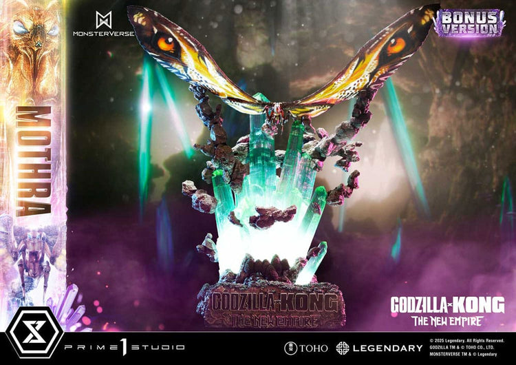 [PREORDINE] Godzilla x Kong: The New Empire - Statua Diorama Ultimate Masterline Mothra Bonus Version 113 cm - Prime 1 Studio - Statue