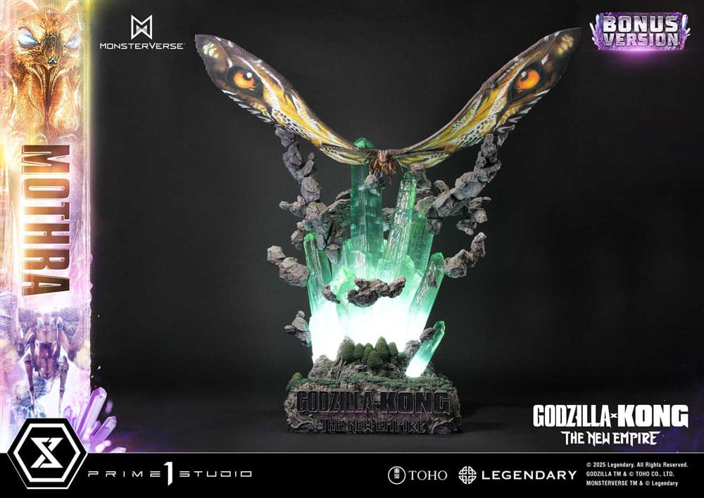 [PREORDINE] Godzilla x Kong: The New Empire - Statua Diorama Ultimate Masterline Mothra Bonus Version 113 cm - Prime 1 Studio - Statue