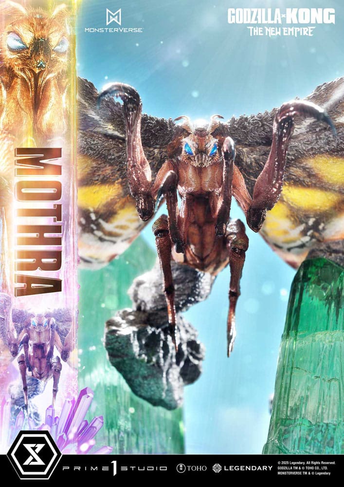 [PREORDINE] Godzilla x Kong: The New Empire - Statua Diorama Ultimate Masterline Mothra Bonus Version 113 cm - Prime 1 Studio - Statue