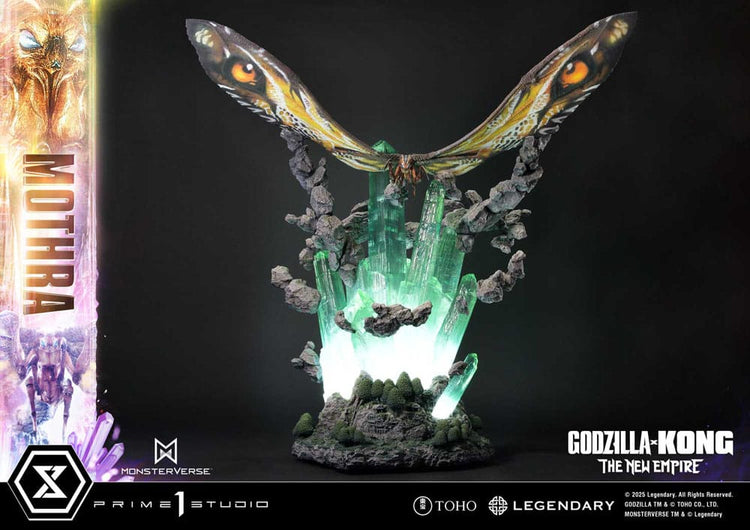 [PREORDINE] Godzilla x Kong: The New Empire - Statua Diorama Ultimate Masterline Mothra Bonus Version 113 cm - Prime 1 Studio - Statue
