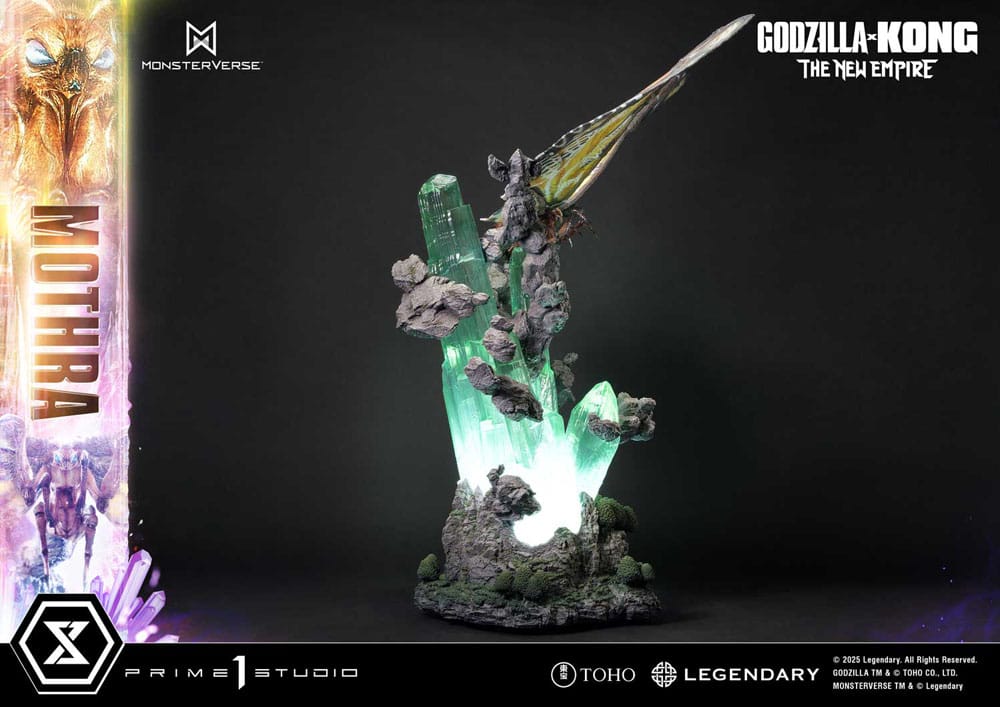[PREORDINE] Godzilla x Kong: The New Empire - Statua Diorama Ultimate Masterline Mothra Bonus Version 113 cm - Prime 1 Studio - Statue