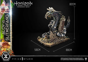 [PREORDINE] Statua Horizon Forbidden West Aloy vs. Slitherfang Ultimate Diorama 82 cm - Prime 1 Studio - Statue