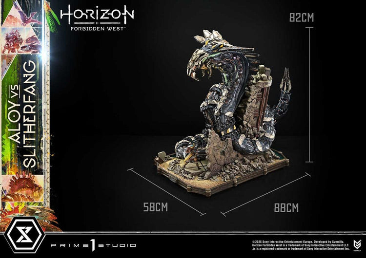 [PREORDINE] Statua Horizon Forbidden West Aloy vs. Slitherfang Ultimate Diorama 82 cm - Prime 1 Studio - Statue