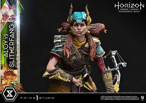 [PREORDINE] Statua Horizon Forbidden West Aloy vs. Slitherfang Ultimate Diorama 82 cm - Prime 1 Studio - Statue