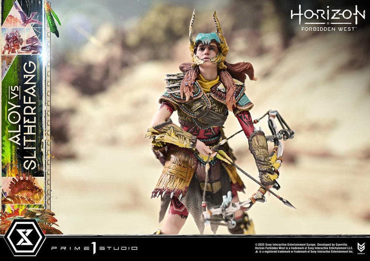 [PREORDINE] Statua Horizon Forbidden West Aloy vs. Slitherfang Ultimate Diorama 82 cm - Prime 1 Studio - Statue