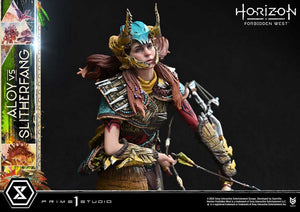 [PREORDINE] Statua Horizon Forbidden West Aloy vs. Slitherfang Ultimate Diorama 82 cm - Prime 1 Studio - Statue
