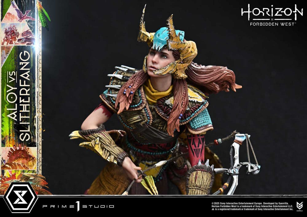 [PREORDINE] Statua Horizon Forbidden West Aloy vs. Slitherfang Ultimate Diorama 82 cm - Prime 1 Studio - Statue