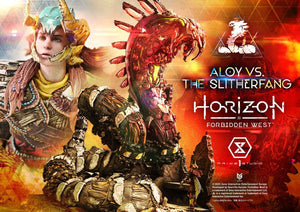 [PREORDINE] Statua Horizon Forbidden West Aloy vs Slitherfang Bonus Version 82 cm - Prime 1 Studio - Statue