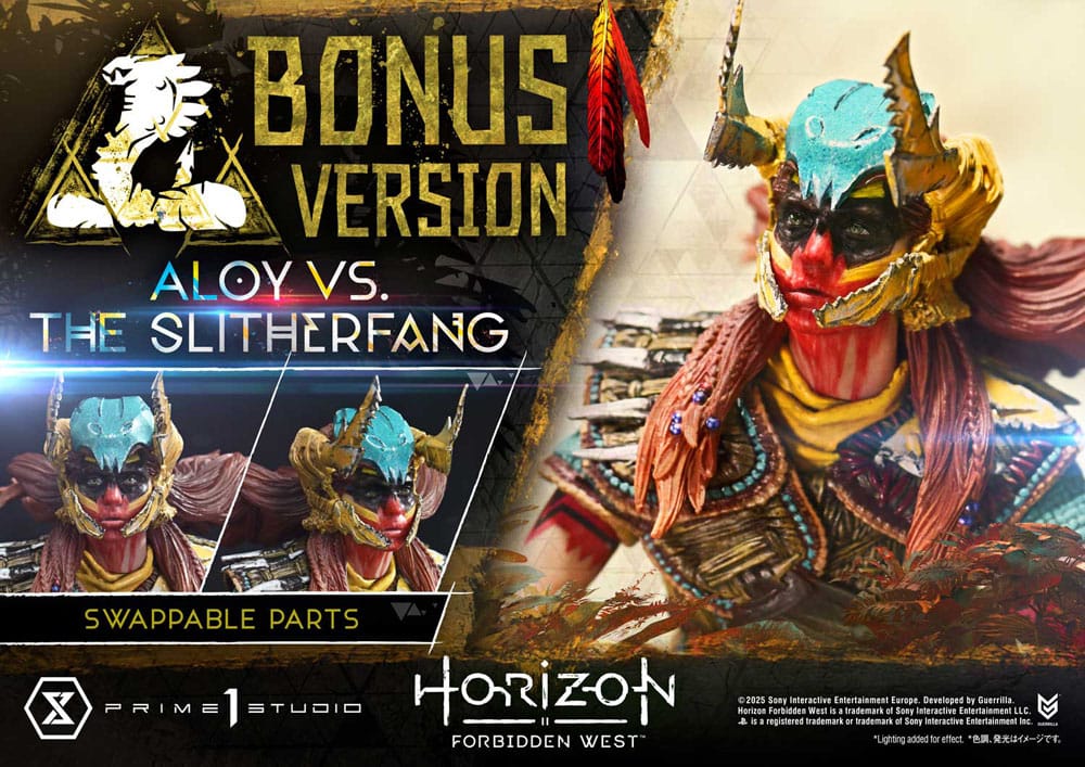 [PREORDINE] Statua Horizon Forbidden West Aloy vs Slitherfang Bonus Version 82 cm - Prime 1 Studio - Statue