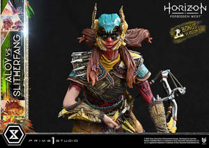 [PREORDINE] Statua Horizon Forbidden West Aloy vs Slitherfang Bonus Version 82 cm - Prime 1 Studio - Statue