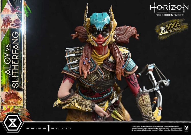 [PREORDINE] Statua Horizon Forbidden West Aloy vs Slitherfang Bonus Version 82 cm - Prime 1 Studio - Statue