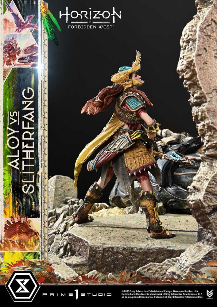 [PREORDINE] Statua Horizon Forbidden West Aloy vs Slitherfang Bonus Version 82 cm - Prime 1 Studio - Statue