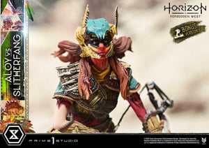 [PREORDINE] Statua Horizon Forbidden West Aloy vs Slitherfang Bonus Version 82 cm - Prime 1 Studio - Statue