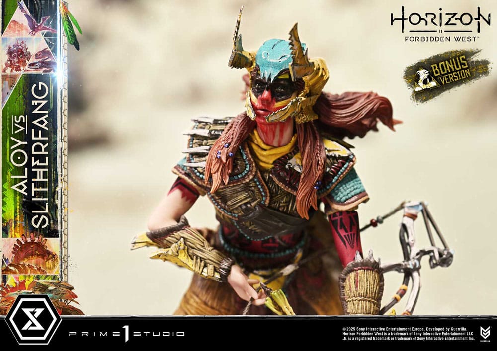 [PREORDINE] Statua Horizon Forbidden West Aloy vs Slitherfang Bonus Version 82 cm - Prime 1 Studio - Statue
