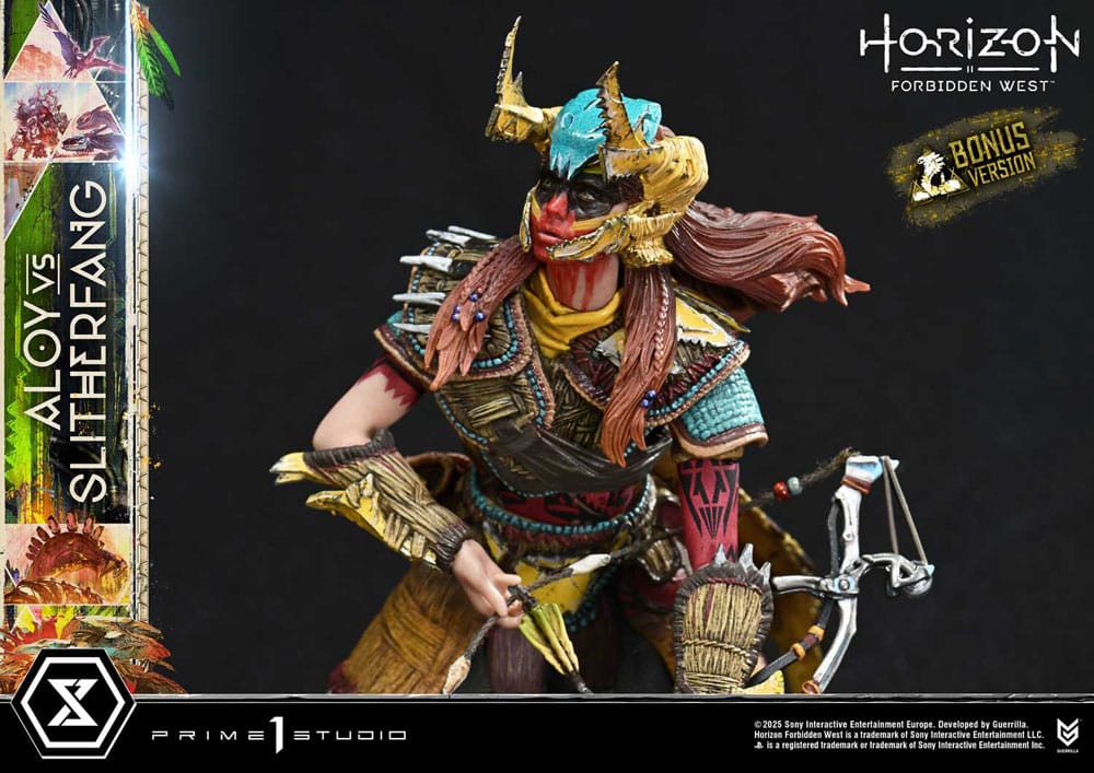 [PREORDINE] Statua Horizon Forbidden West Aloy vs Slitherfang Bonus Version 82 cm - Prime 1 Studio - Statue