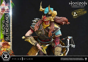 [PREORDINE] Statua Horizon Forbidden West Aloy vs Slitherfang Bonus Version 82 cm - Prime 1 Studio - Statue
