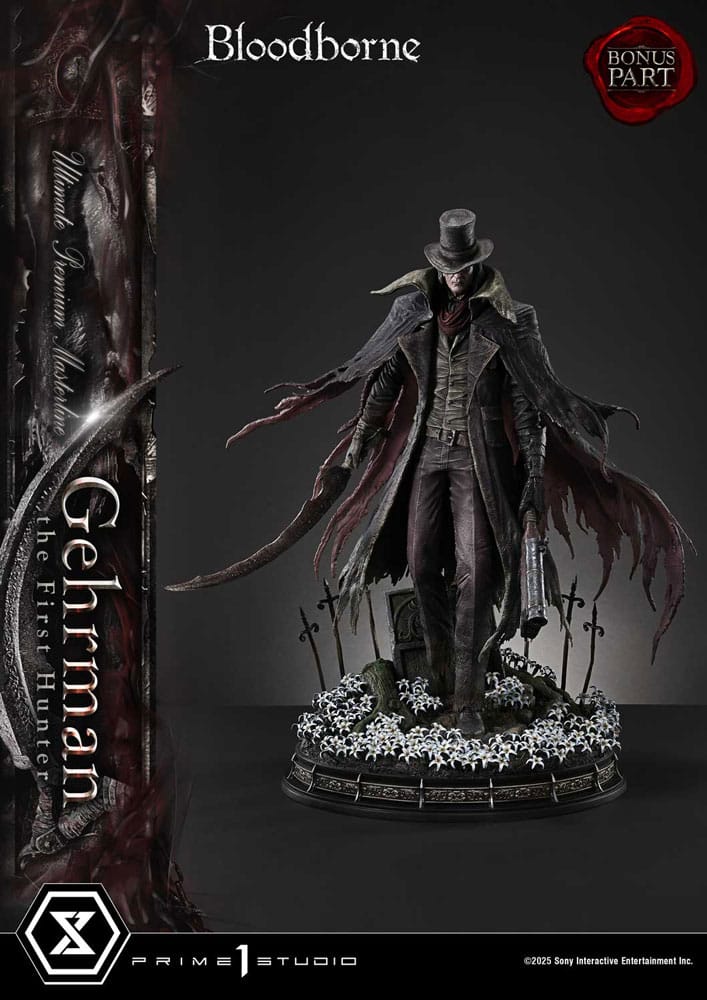 [PREORDINE] Bloodborne Statua 1/4 Gehrman Bonus Version 68 cm - Prime 1 Studio - Statue