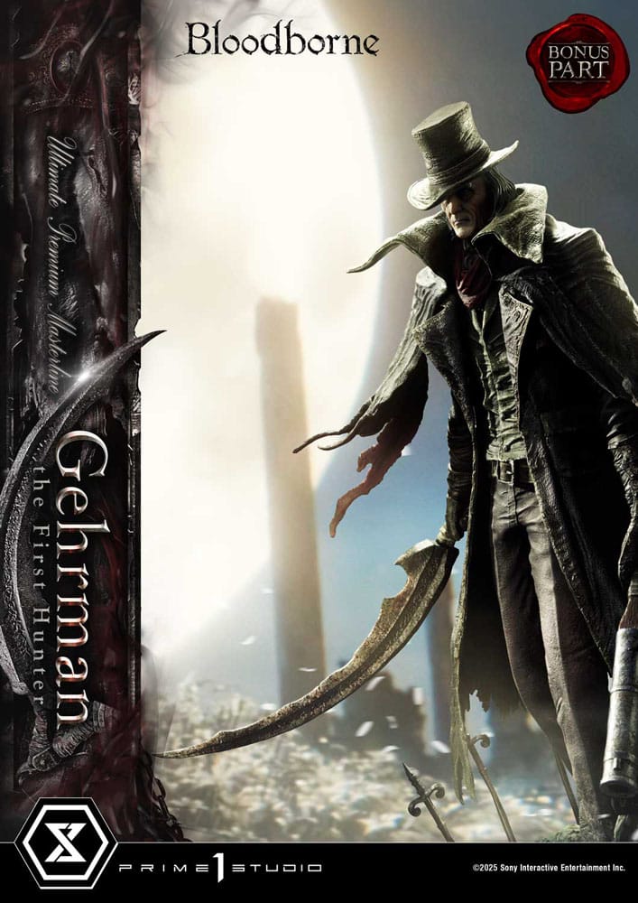 [PREORDINE] Bloodborne Statua 1/4 Gehrman Bonus Version 68 cm - Prime 1 Studio - Statue