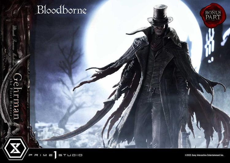 [PREORDINE] Bloodborne Statua 1/4 Gehrman Bonus Version 68 cm - Prime 1 Studio - Statue